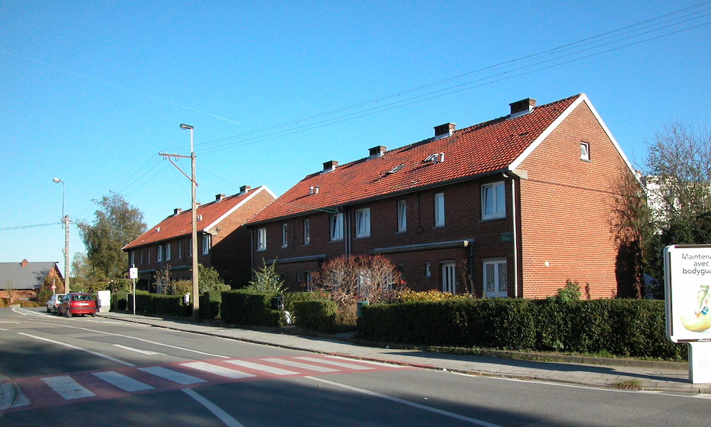 Vue du quartier Rue de Sotriamont à Nivelles